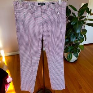 Banana Republic Sloan gingam pants